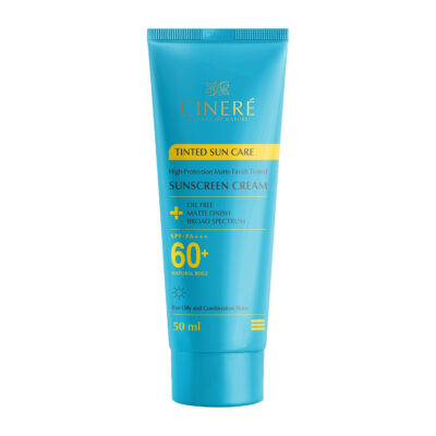 کرم ضد آفتاب رنگی +SPF60 سینره
