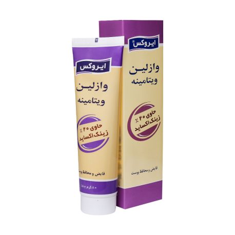 کرم وازلین ویتامینه ایروکس سبب افزایش توان حفظ رطوبت در لایه شاخی پوست می گردد. همچنین موجب نرمی، کاهش التهاب و علائم ناشی از انواع درماتیت و اگزما می گردد.