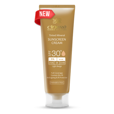 کرم ضد آفتاب رنگی +SPF30 سینره