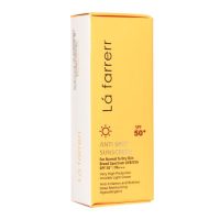 کرم ضد آفتاب و ضد لک بی رنگ SPF50 پوست خشک لافارر