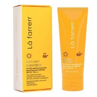 کرم ضد آفتاب و ضد لک بی رنگ SPF50 لافارر فاقد چربی
