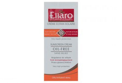 کرم ضد آفتاب فاقد چربی بدون رنگ الارو SPF50 با خاصیت تنظیم کننده ترشح سبوم پوست، علاوه بر حفاظت در برابر آفتاب، از ایجاد آکنه جلوگیری می کند.