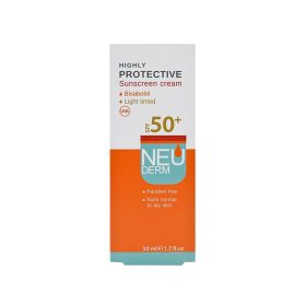ضد آفتاب هایلی پروتکتیو نئودرم⁺SPF50 مناسب پوست‌های معمولی و خشک،