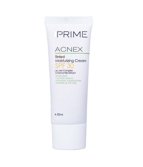 کرم مرطوب کننده آکنس SPF30 رنگی پریم مناسب پوست چرب کرم مرطوب کننده آکنس SPF30 رنگی پریم مناسب پوست چرب، علاوه بر خاصیت مرطوب کنندگی، ترشح چربی پوست را کنترل می کند و از پوست در مقابل آفتاب نیز محافظت می کند.
