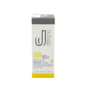 کرم ضد آفتاب رنگی فاقد چربی دلانو SPF50