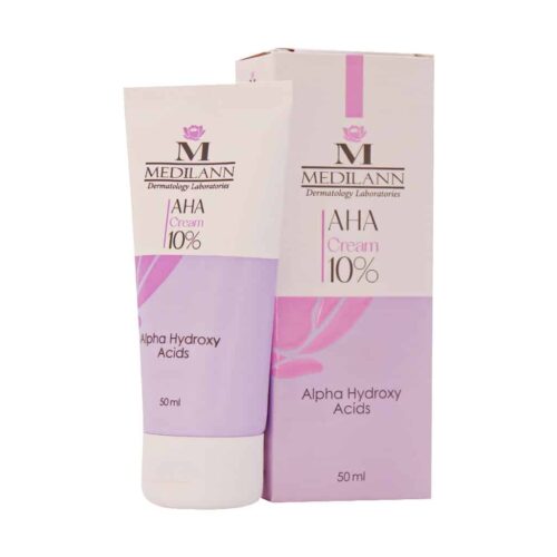 Medilann AHA Cream All Skins 50 ml کرم لایه بردار %AHA 10 مدیلن 50 میلی لیتر - Image 1