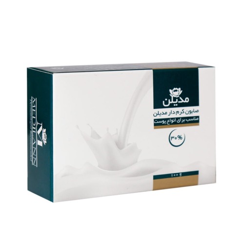 Medilann-Medisoft-Cream-Soap-for-All-Skin-Types-100 صابون کرم دار مدیلن - Image 1