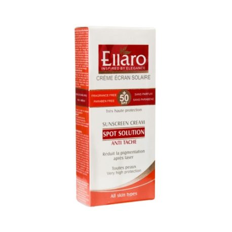 کرم ضد آفتاب‎ اسپات سولوشن الارو مناسب انواع پوست (SPF50)