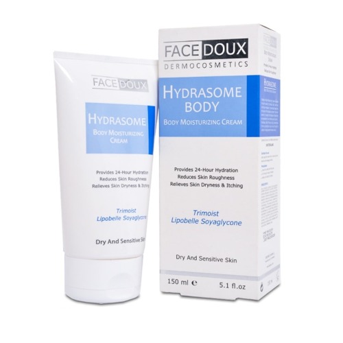 face-doux-Hydrasome-body-min کرم مرطوب کننده قوی بدن هیدرازوم فیس دوکس