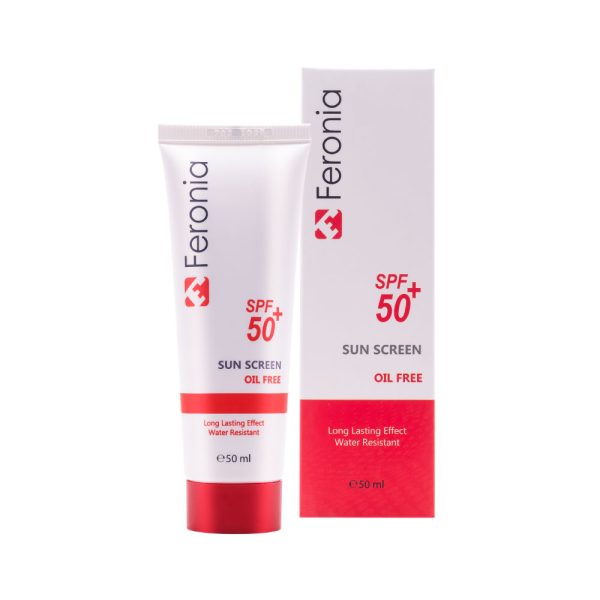 ضد-آفتاب-فاقد-چربی-بی-رنگ-فرونیا کرم ضد آفتاب فاقد چربی SPF۵۰ فرونیا