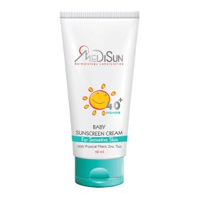کرم ضد آفتاب کودک مدیسان SPF۴۰ فاقد فیلترهای شیمایی و ترکیبات حساسیت زا است. قدرت حفاظت بالا از پوست کودکان و افزایش رطوبت‌رسانی از ویژگی‌های این محصول است.