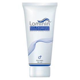 کرم ضد تعریق آقایان لامینین بدون حس چسبندگی و یا ایجاد لک و اثر چربی بر روی لباس از تعریق بدن جلوگیری می نماید. این کرم مناسب انواع پوست است.