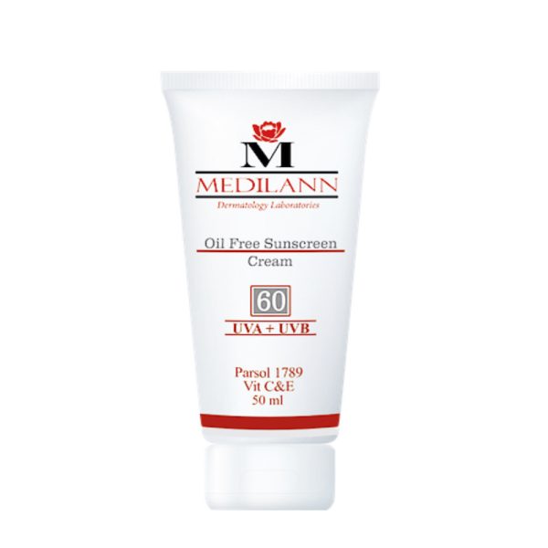 کرم ضد آفتاب رنگی SPF۶۰ مدیلن فاقد چربی و غیر کومدون زا است و مناسب برای پوست های چرب و معمولی می باشد. این کرم مانع از ایجاد چروک در پوست می شود.