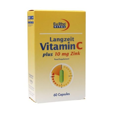 کپسول ویتامین C و زینک ۱۰ میلی گرم یوروویتال