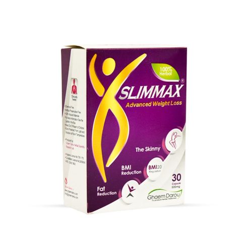 Ghaem Darou Slimmax Advanced Weight Loss 30 Caps کپسول کاهش وزن اسلیم مکس قائم دارو
