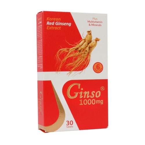 Vitsky-Ginso-1000-mg-30-Tablets قرص جینسو ۱۰۰۰ میلی گرم ویت اسکای