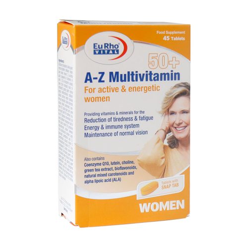 AZMULTIVITAMIN قرص A Z مولتی ویتامین بالای ۵۰ سال بانوان یوروویتال