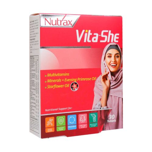 Nutrax-Multivitamin-Vita-she-30-tablet قرص مولتی ویتامین وایتا شی نوتراکس