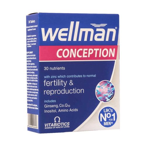 Vitabiotics-Wellman-Conception-30-Tabs قرص ول من کانسپشن ویتابیوتیکس
