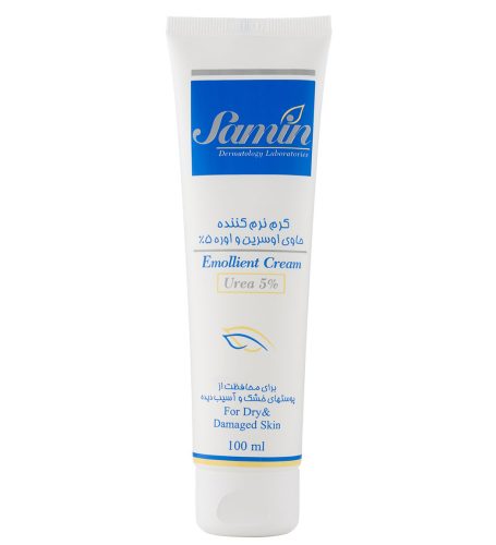 Samin Emollient And Urea %5 For Dry And Damaged Skin Cream 100 ml کرم نرم کننده اوسرین و اوره ۵ درصد ثمین