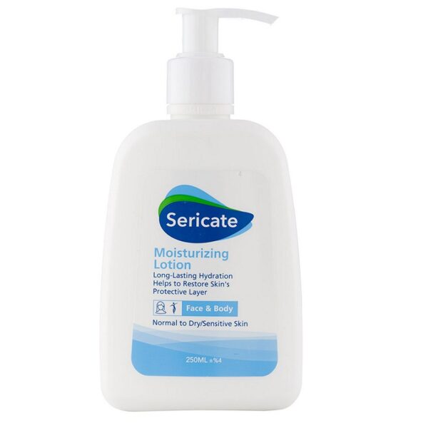 Sericate-Moiturizing-Lotion-For-Normal-To-Dry-Skinn-250ml لوسیون مرطوب کننده سری کیت 250 میلی لیتر