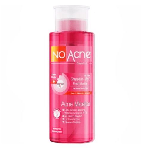 No Acne Vitamin C For Normal And Oily Skin 270 ml میسلار واتر گریپ فروت و ویتامین سی نو آکنه