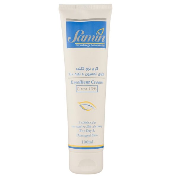 Samin Emollient And Urea 10% For Dry And Damaged Skin Cream 100ml-2 کرم نرم کننده اوسرین و اوره ۱۰ درصد ثمین
