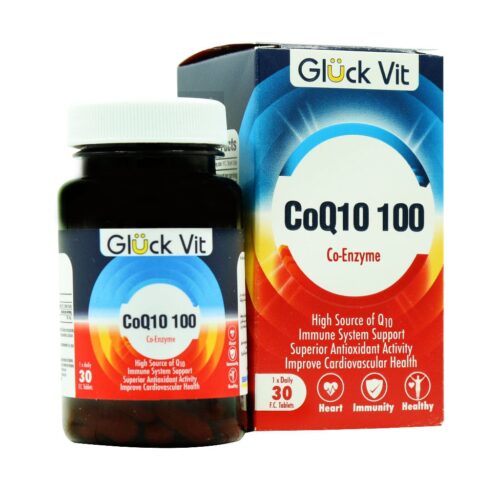 Gluck Vit CoQ10 100 Mg 30 FC Tabs قرص کوکیوتن 100 میلی گرم گلوک ویت