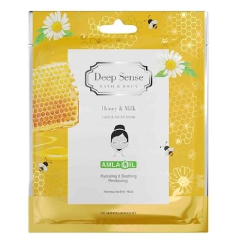 Seagull Deep Sense Honey And Milk Facial Mask 25 ml ماسک صورت نقابی شیر و عسل دیپ سنس