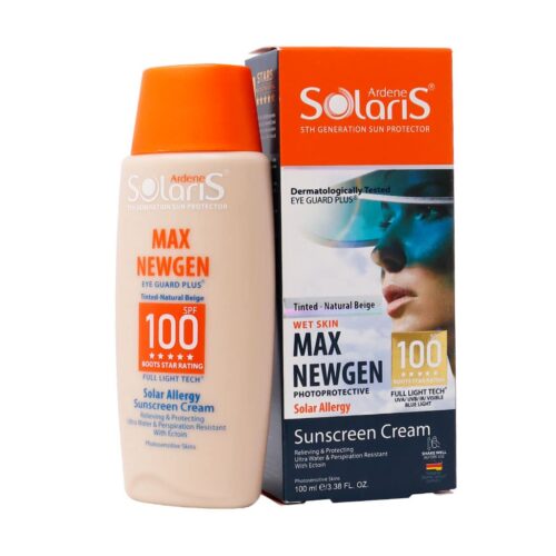 کرم ضد آفتاب رنگی SPF100 مکس نیوژن سول کرم ضد آفتاب رنگی SPF100 مکس نیوژن سولاریس آردن 100 میلی لیتر