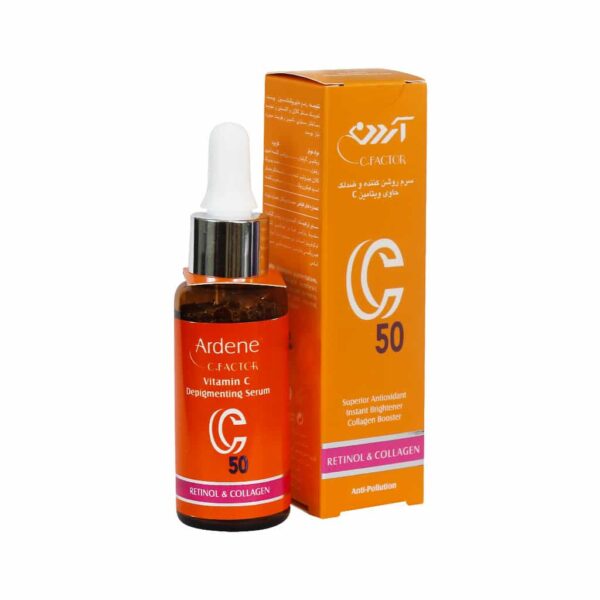 Arden C50 Depigmenting Serum 30 g سرم روشن کننده و ضد لک ویتامین C50 آردن 30 میلی لیتر