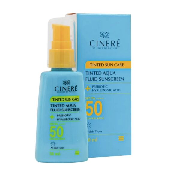 Cinere Sucscreen Fluid SPF50 For All Skin فلوئید ضد آفتاب SPF50 سینره مناسب انواع پوست 50 میلی لیتر