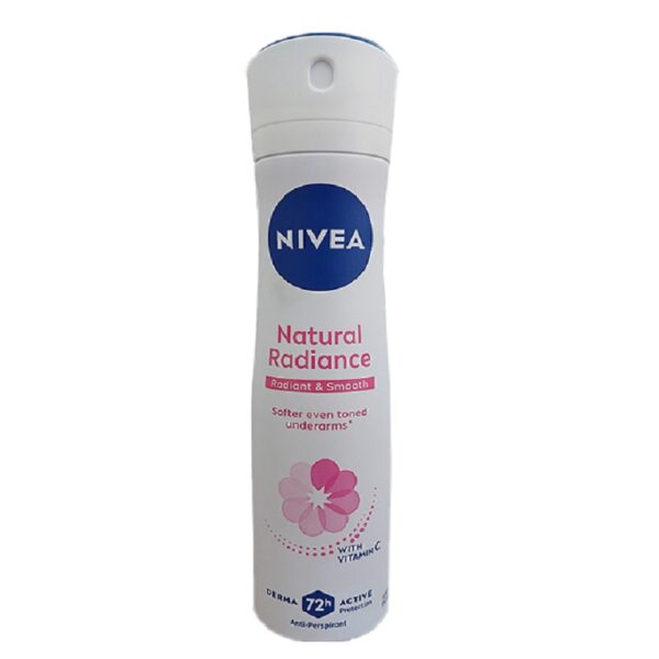 Nivea Women's Antiperspirant Body Spray Natural Radiance 150 ml اسپری ضد تعریق بدن نیوا مدل Natural Radiance