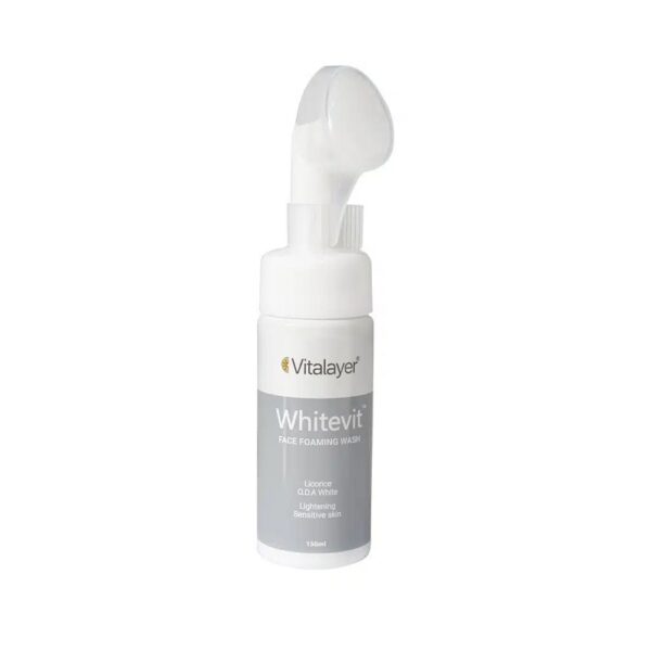 Vitalayer Whitevit Face Foaming Wash 150 ml فوم شستشوی صورت ویتالیر مدل وایت ویت 150 میلی لیتر - Image 1