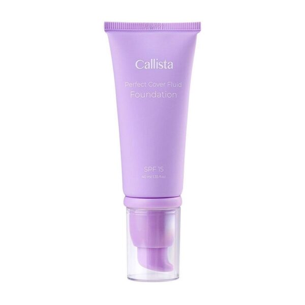 Callista Perfect Cover Fluid Foundation 40 ml کرم پودر فلوئیدی پرفکت کاور کالیستا رنگ F01
